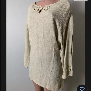 Donna Morgan For Maggy Women’s 3/4 Sleeve Top Tunic Tunic Size 8